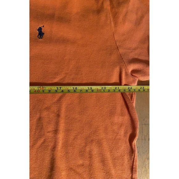 VTG Polo Ralph Lauren Shirt Orange Collared Men's L Pony Golf Active Outdoor - Picture 5 of 6